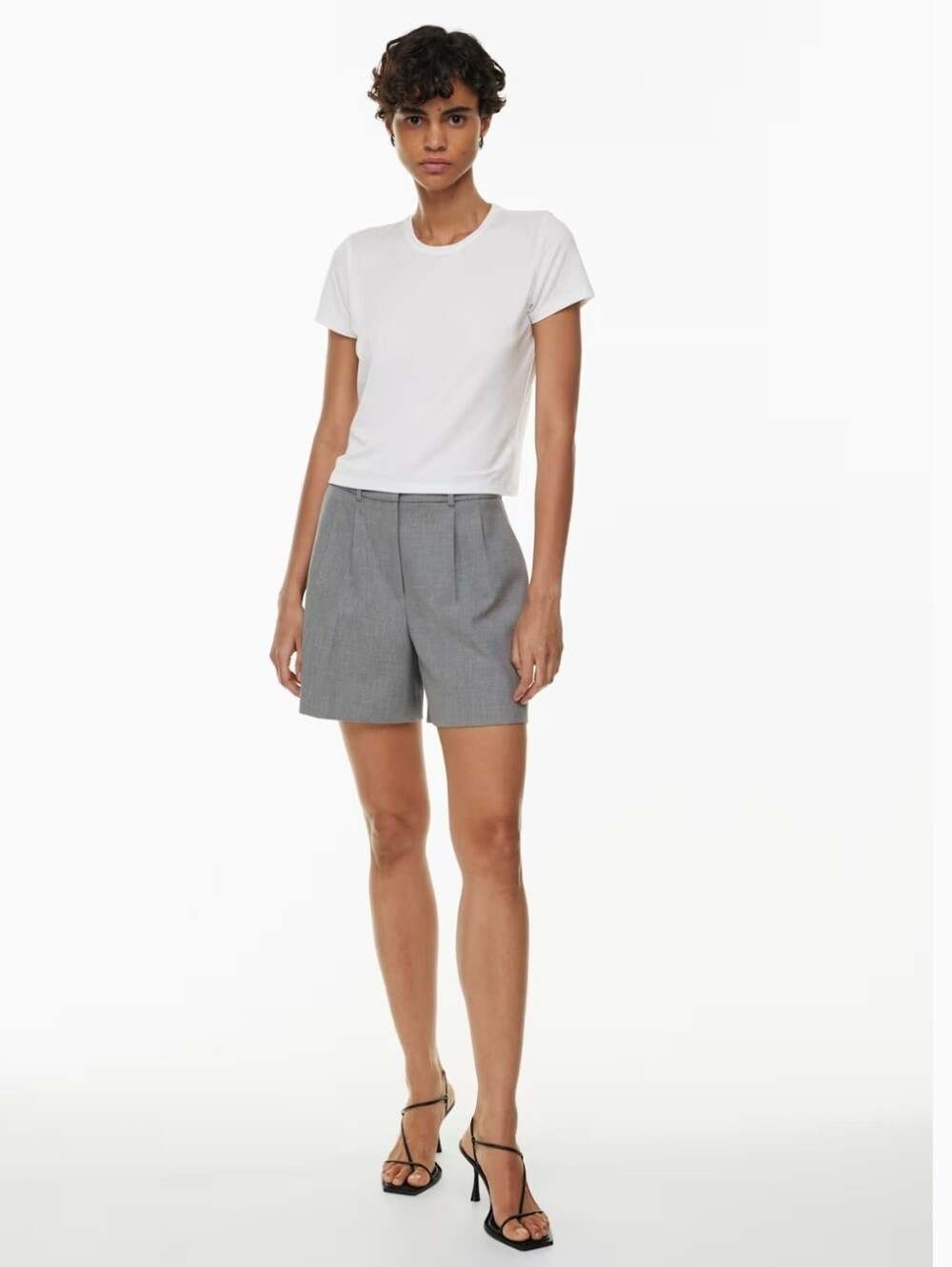Babaton Classic White Cropped Everyday Tee